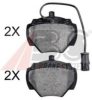A.B.S. 36125/1 OE Brake Pad Set, disc brake